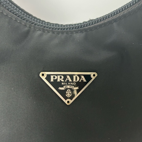 Authentic Prada Black Nylon Hobo Bag - Picture 7 of 12